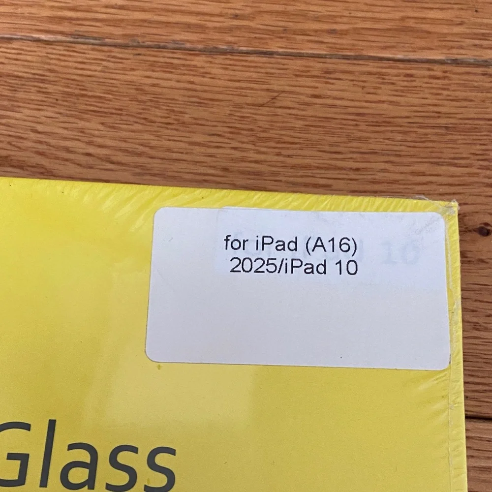 JETech Yellow Tempered Glass Screen Protector for Tablets